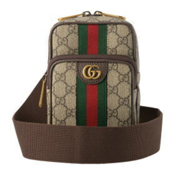 Gucci Ophidia Waist Bag Body Brown - Picture 1 of 9
